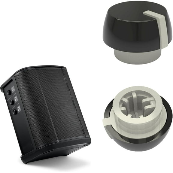 Replacement knobs for Bose S1 Pro Speakers Button Set Enhanced Durability Easy snap-on Installation Black Three in Total