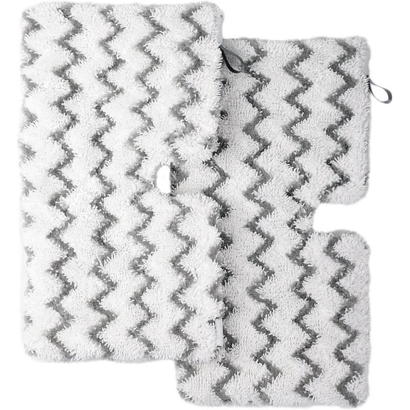 Replacement mop for Shark Steam Mop Pads with Scrub Strips Compatible for Shark Steam Pocket Mop S3500 Series S3501 S3601 S3550 S3801 S3901 SE450 S3601D S3901D (2 PC)