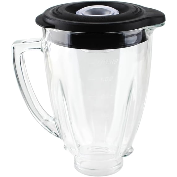 Replacement parts 6-Cup Glass Jar With Lid, Compatible with Oster Blenders