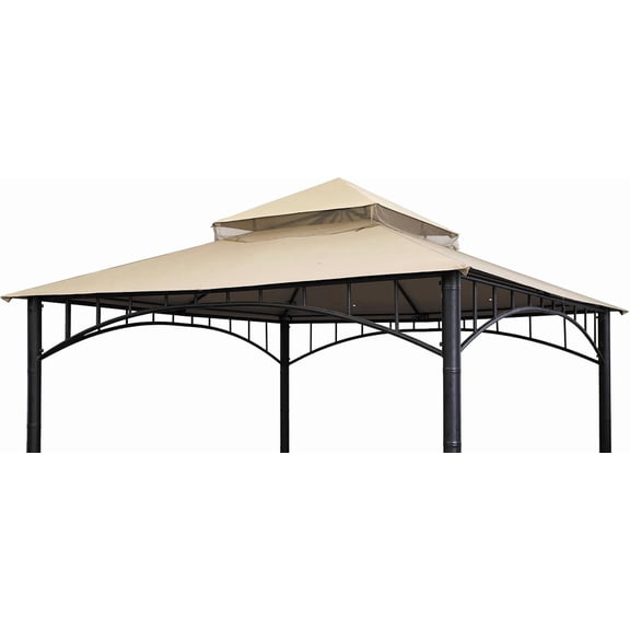 Replacement roof Compatible with Target Madaga Gazebo Model L-GZ136PST (Light Beige)