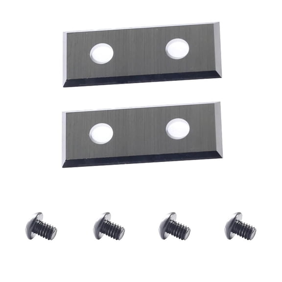 Replacement set of 2 indexable cutting inserts,30 x 12 x 1.5 mm, 4 cutting edges