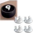 thumbnail image 1 of Replacement wheel repair brackets for Levoit LVAC-200 vacuum cleaners - 4-pack, for repairing damaged wheel seats or detached brush wheels., 1 of 2