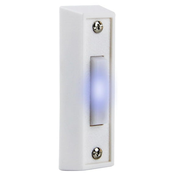 Replacement white Light Wired Doorbell Ringer Push Buttons for home security