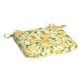 thumbnail image 1 of Mainstays 15.5"D x 17"W Yellow Floral Rectangle Outdoor Seat Pad (1 Pack), 1 of 9