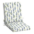thumbnail image 1 of Mainstays 37"L x 19.5"W Texas Blue Bonnet 1 Piece Rectangle Outdoor Chair Cushion, 1 of 9