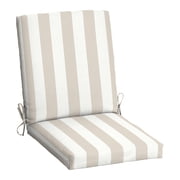 Mainstays 37"L x 19.5"W Tan Cabana Stripe 1 Piece Rectangle Outdoor Chair Cushion