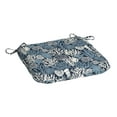 thumbnail image 1 of Mainstays 15.5"D x 17"W Blue Coastal Coral Rectangle Outdoor Seat Pad (1 Pack), 1 of 9