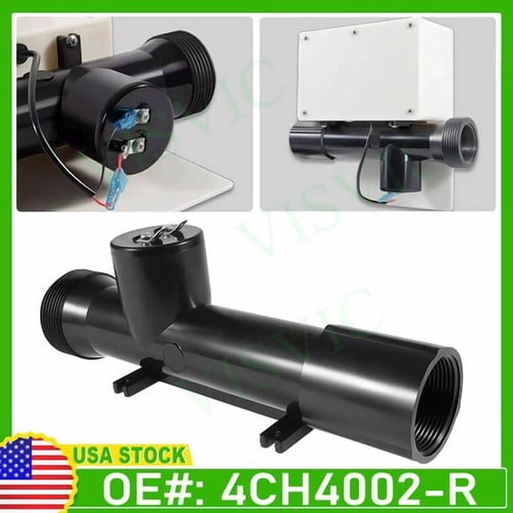 Replaces 4CH4002-R, Silver Copper Ionizer Chamber for Pools Hot Tubs Spas up to 40000 Gallons, 1-Pack
