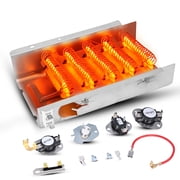 Replaces For Whirlpool WED4815EW1 WED6400SW1 MEDC200XW3 Dryer Heating Element Thermostat