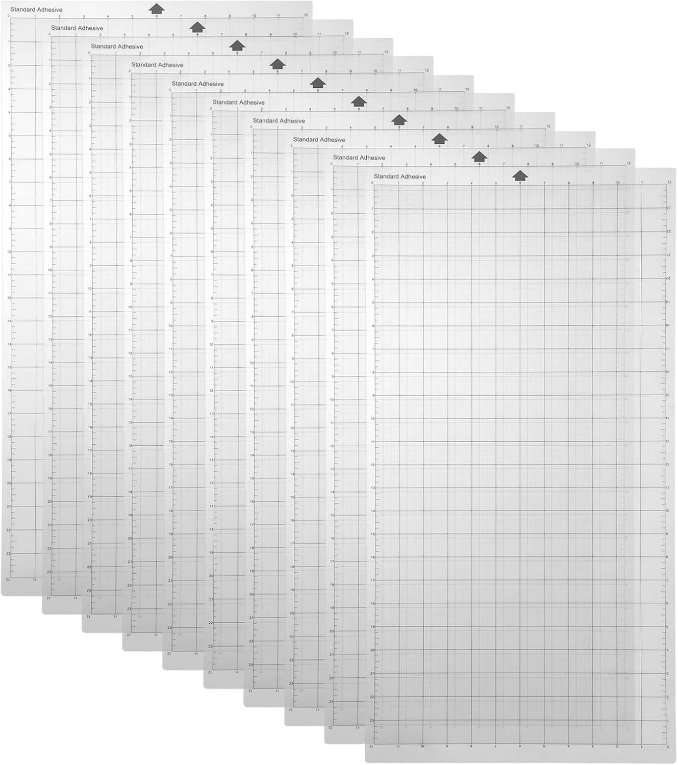 Replaent Cutting Mat Transparent Adhesive Mat Mat with Measuring Grid ...