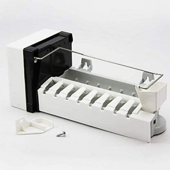 Replasment & Market Parts Refrigerator Ice Maker Compatible with KitchenAid KBFS25EVMS3, Amana AFD2535FES, Maytag PSD264LGRB, Maytag MSD2651HEQ, Amana ASD2628HES Refrigerators