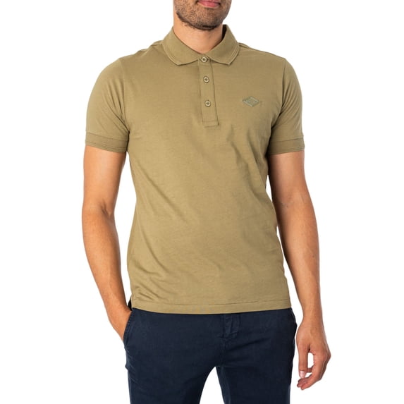 Replay Diamond Logo Polo Shirt, Green