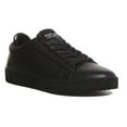 thumbnail image 1 of Replay Erik Women's Oiled Leather Lace Up Casual Sneakers In Black Size 12.5, 1 of 6