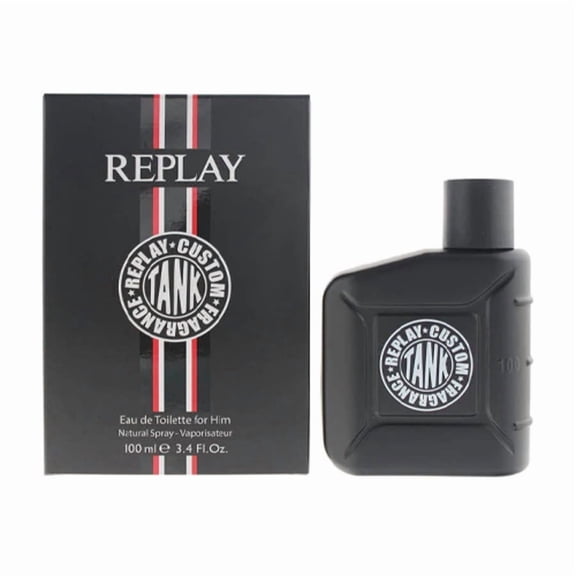 Replay Men's #Tank Custom EDT Spray 3.4 oz Fragrances 8011889500118