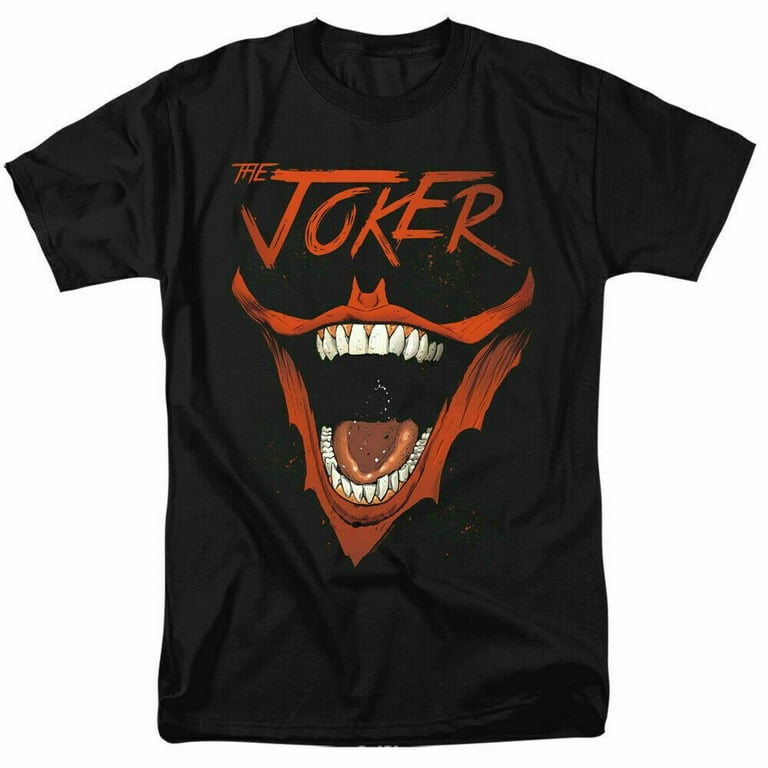 Replay The Joker Smile T Shirt In Black Red
