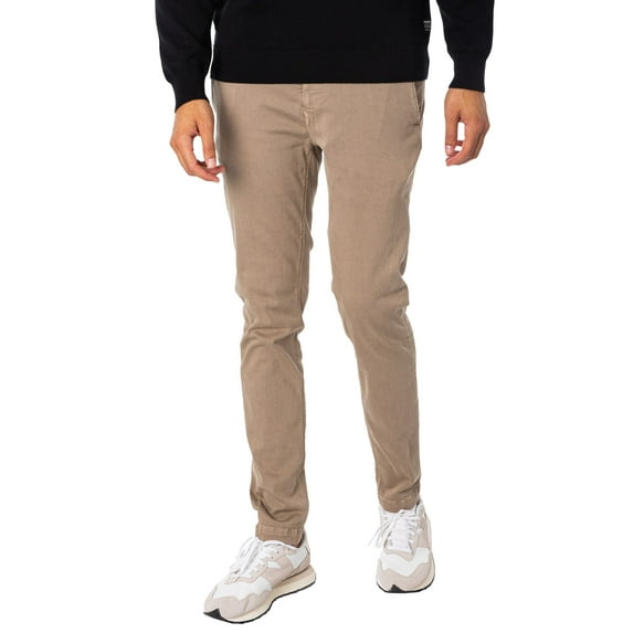 Replay Zeumar Hyperflex Slim Chinos, Beige