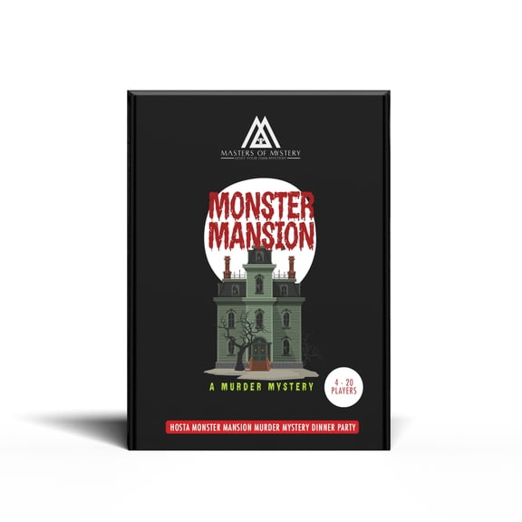 Replay-able Haunted House Murder Mystery Dinner Party Game for Up to 20 Adults - Host A Halloween Dinner Party Game Night  Classic Monsters Fancy Dress Dinner PartyV2
