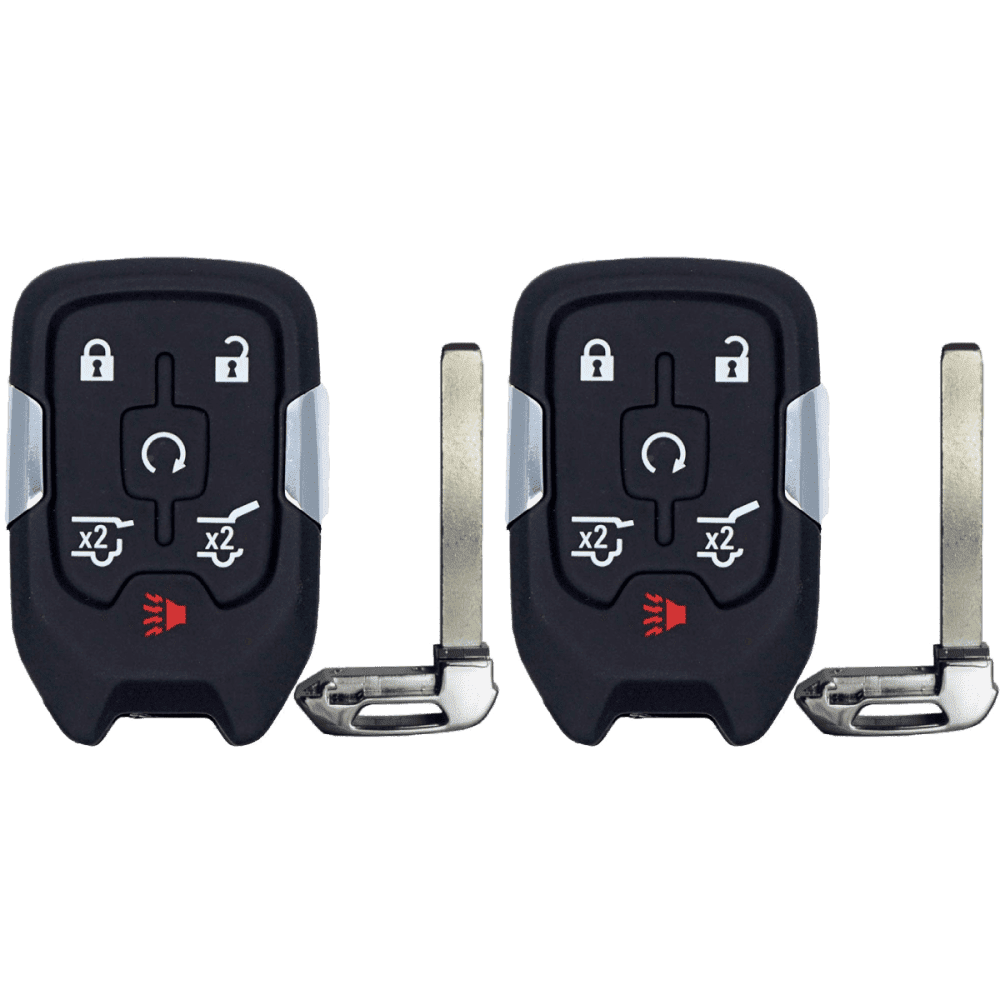 Replcament Smart Key Fob for 2017 Chevrolet Suburban FCC HYQ1AA Part Number 13580802 13508278 13529634 13580804 13508280 Pack of 2