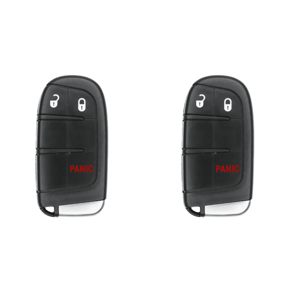 Replcament Smart Key Fob for 2017 Dodge Journey FCC M3N-40821302 M3N40821302 2AOKM-CYV11 Part Number 68066349AD 68066349AG 68066349 Pack of 2