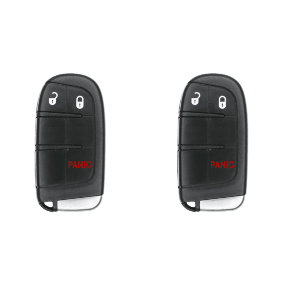 Replcament Smart Key Fob for 2017 Dodge Journey FCC M3N-40821302 M3N40821302 2AOKM-CYV11 Part Number 68066349AD 68066349AG 68066349 Pack of 2