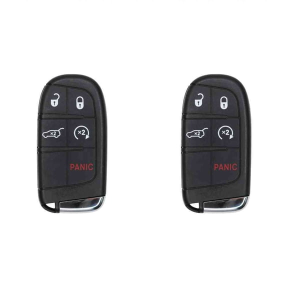 Replcament Smart Key Fob for Dodge Durango 2016 FCC M3N-40821302 M3N40821302 Part Number 68150061 68150061AC 68150061AB 68143505 Pack of 2