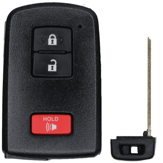 Replcament Smart Key Fob for Toyota Prius C 2014 FCC HYQ14FBA 2AOKM-TY14 Part Number 89904-52290 8990452290