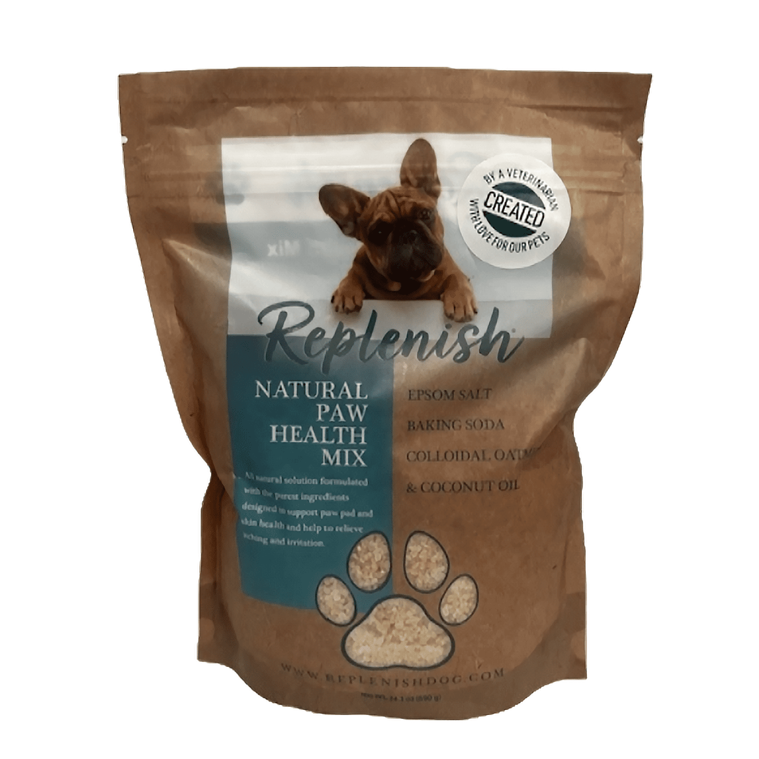 Replenish Dog Paw Pad Healing Solution Canine Wound Care Moisturizer and Pet Soother Foot Soak 1 Pack Walmart