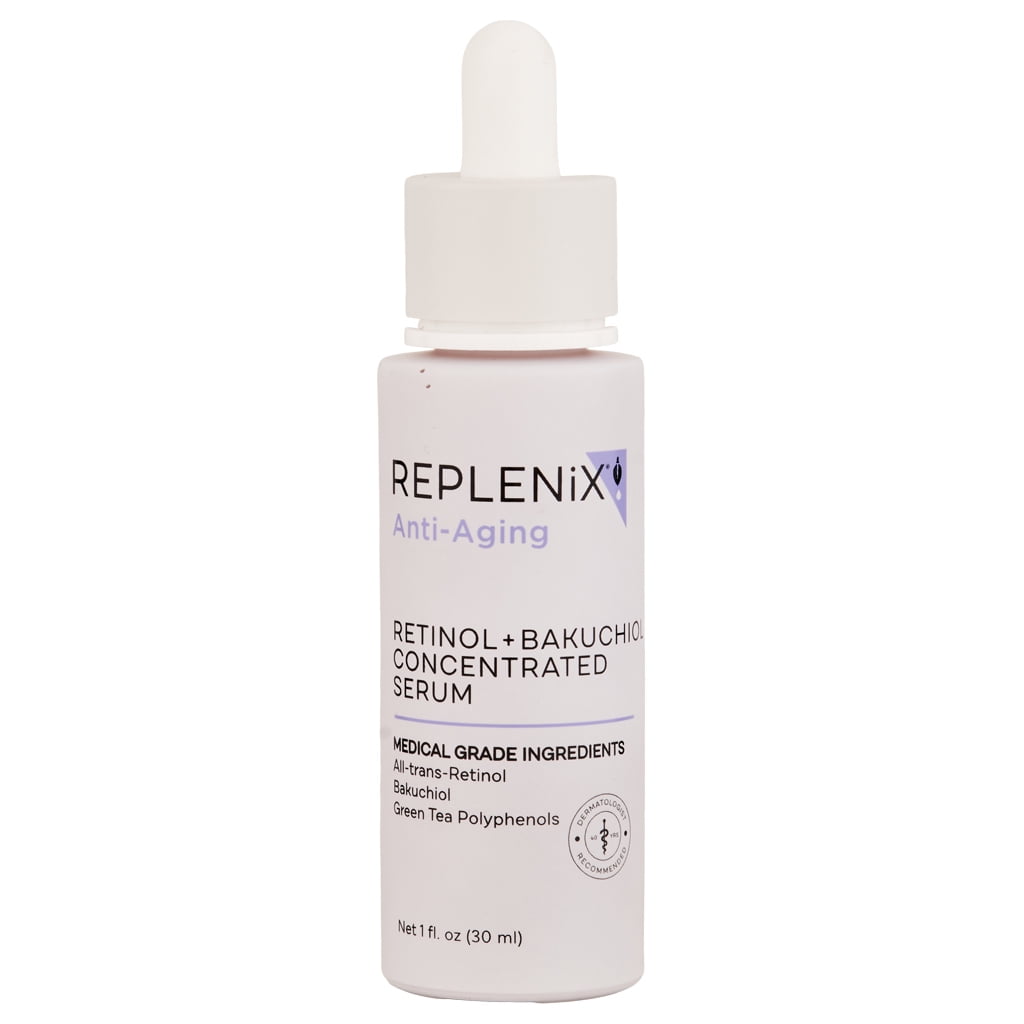 Replenix AntiAging, Retinol + Bakuchiol Concentrated Serum, 1 fl oz