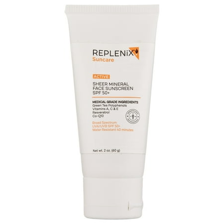 Replenix Sheer Mineral Face Sunscreen SPF 50+ 2 oz