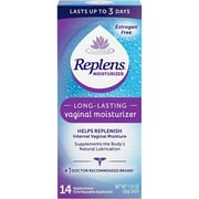 Replens Long-Lasting Vaginal Moisturizer, 14ct with reusable applicator