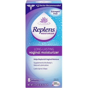 Replens Long Lasting Vaginal Moisturizer, 8 Ct, 0.24 Oz
