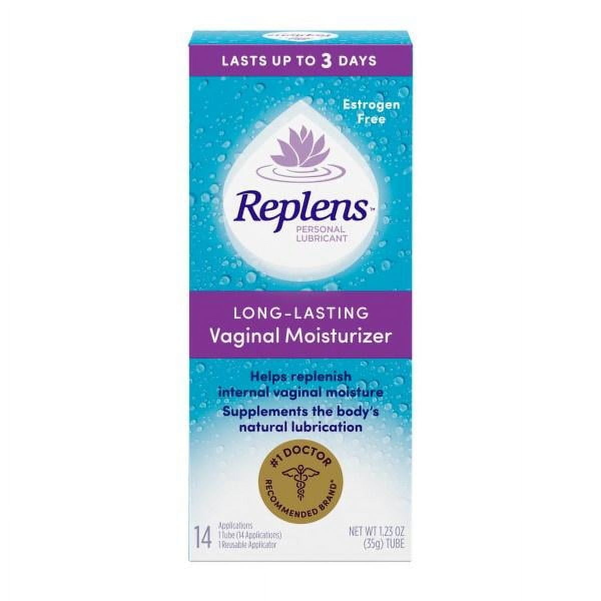 Replens Long Lasting Vaginal Moisturizer 14 Applications - 35g