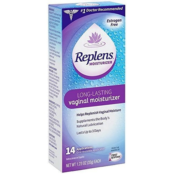 Replens Long-Lasting Vaginal Moisturizer with Reusable Applicator, 35-Gram Tubes (Pack of 2)