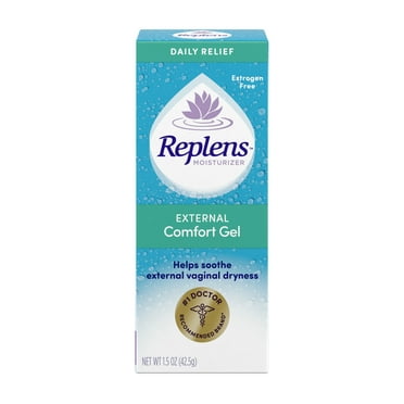 Replens Moisturizer, External Comfort Gel for External Vaginal Dryness, 1.5 oz