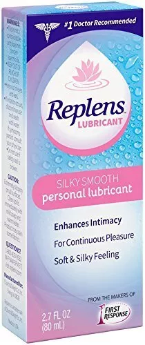 Replens Silky Smooth Personal Lubricant Soft & Silky Enhances Intimacy 2.7 fl oz