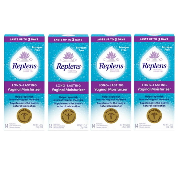 Replens Vaginal Moisturizer With Reusable Applicator 35 g (Pack of 4)
