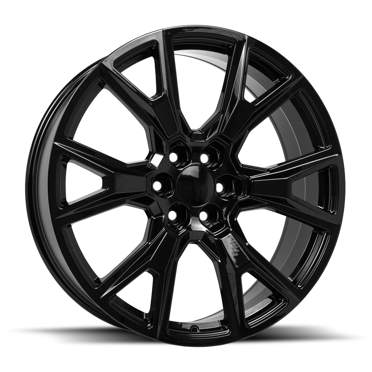 Replica Alloy Rims REPC19 24X10 6X139.7 +31 78.1 Gloss Black  display picture 1
