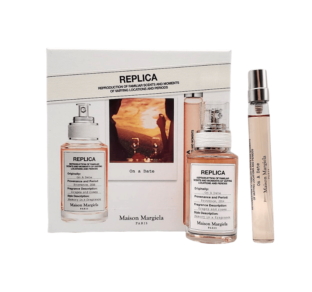 REPLICA' On A Date by Maison Margiela for Unisex 2 PC Set: 1 oz