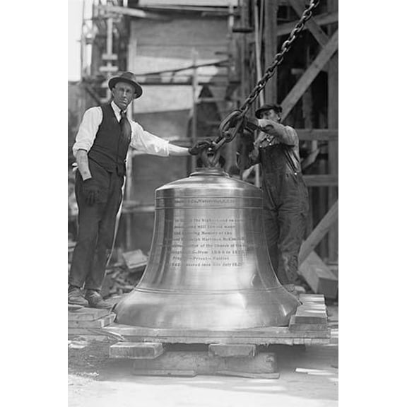 Replica of the Liberty Bell Cast and Ready-Fine art canvas print (20" x 30")