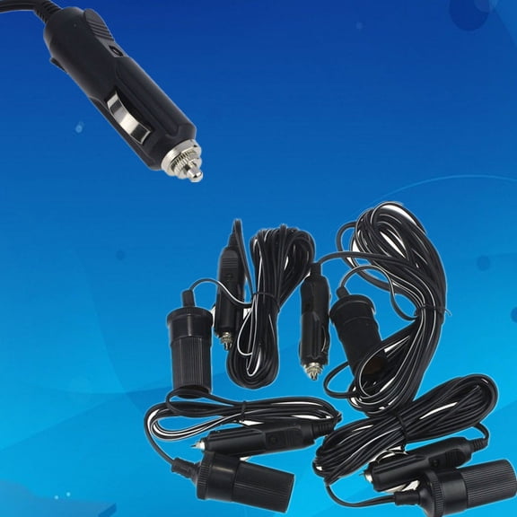 Replio 10A Extension 12V Socket Cable Car Cord Accessory 1m Car charger USB
