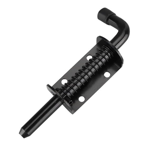 Replio 5 Inch Spring Barrel Pin Heavy Duty Steel Sliding Door Lock For Doors/Cabinets/Chests 2mm Thickened Interior And Outdoor Solid Hardware