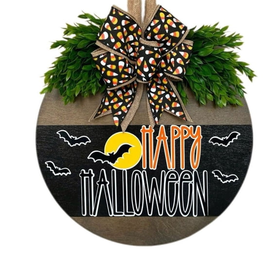 Replio Bat Themed Wooden Door Listing Home Decoration Pendant Home decor