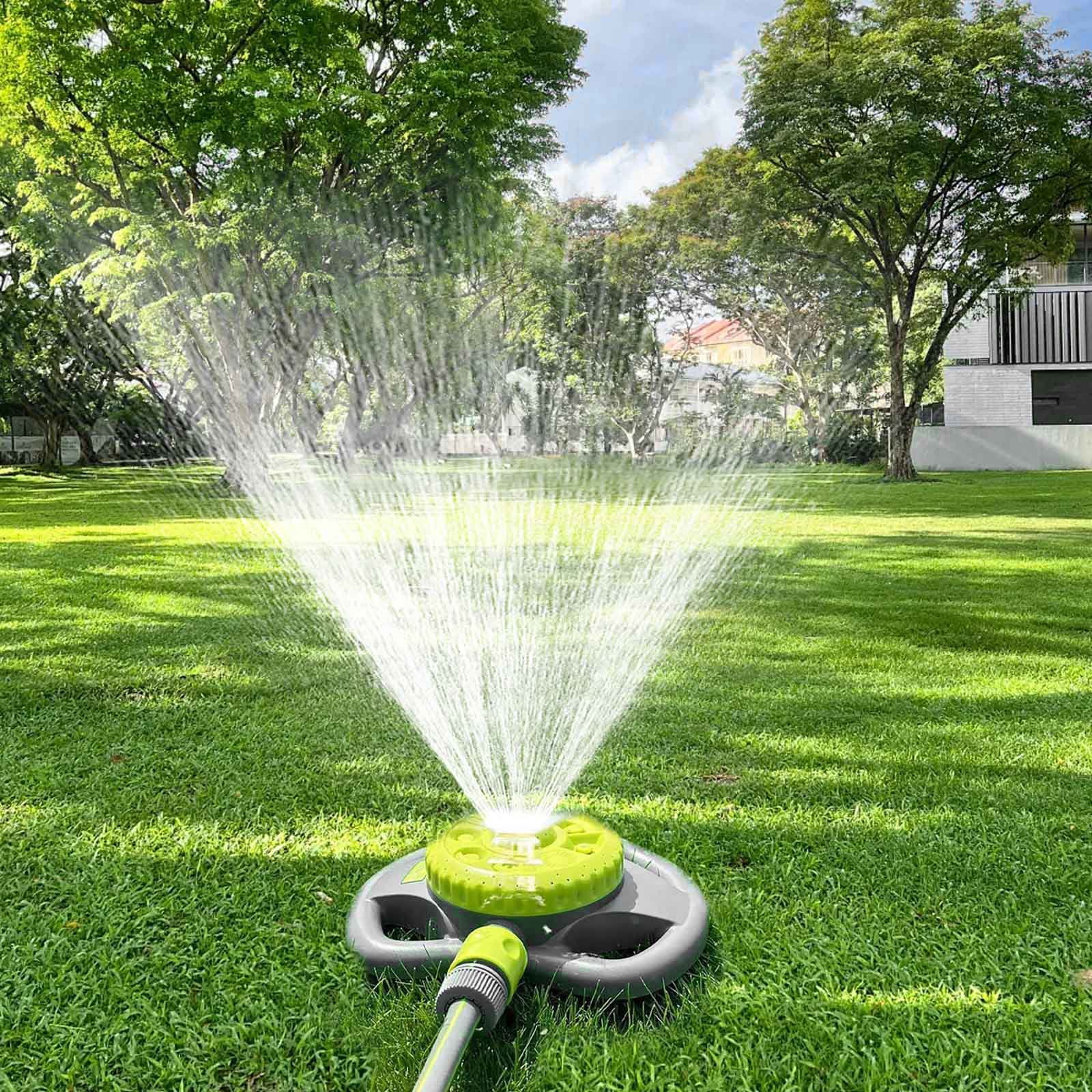 Replio Garden Sprinklers for Garden Sprinkler for Garden Watering System Large Area Rotating Irrigation Hose Oscillating Water Sprinkler for Sprinklers Gifts