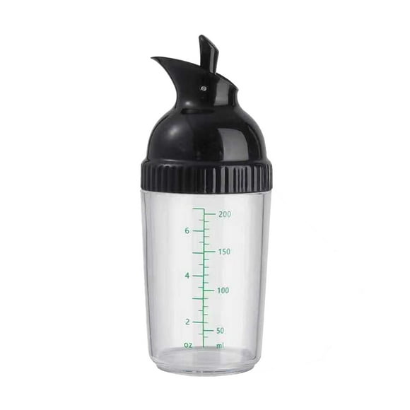 Replio Graduated Lastic Shaker Drink Mixer Hand Shaker Cup With Scales Bar Tool Transparent 8oz/200ml Gifts