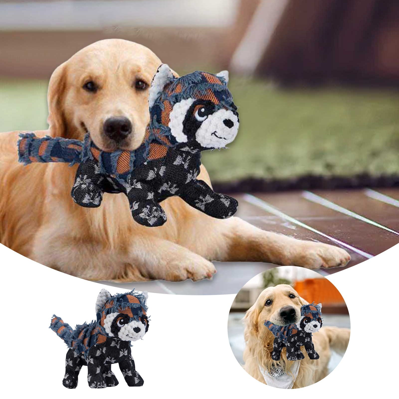 Replio Indestructible Bear | 25cm Indestructible Dog Toy | Indestructible Bear Dog Toy | Dog Toy Indestructible For Aggressive Chewers | Squeaky Bear Dog Toy Indestructible For Dogs Gifts Christmas