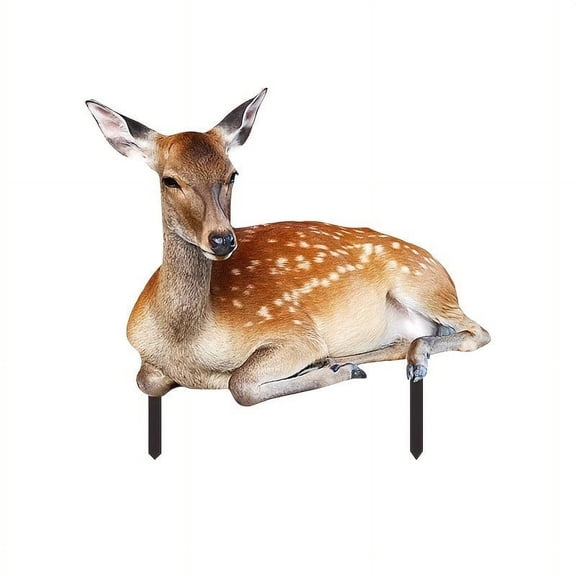 Replio Outdoor Deer Statue Deer Sculpture Art Craft Animal Model Garden Figurine Ornament For Park Backyard Patio Balcony Home decor