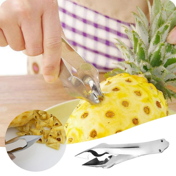 Replio Portable Stainless Steel Peeler | Fruit Peeler Kitchen | Corer Cutter Pineapple | Stainless Steel Pineapple Peeler Portable Core Cutter And Corer Practical Kitchen Tool Gifts Ideas
