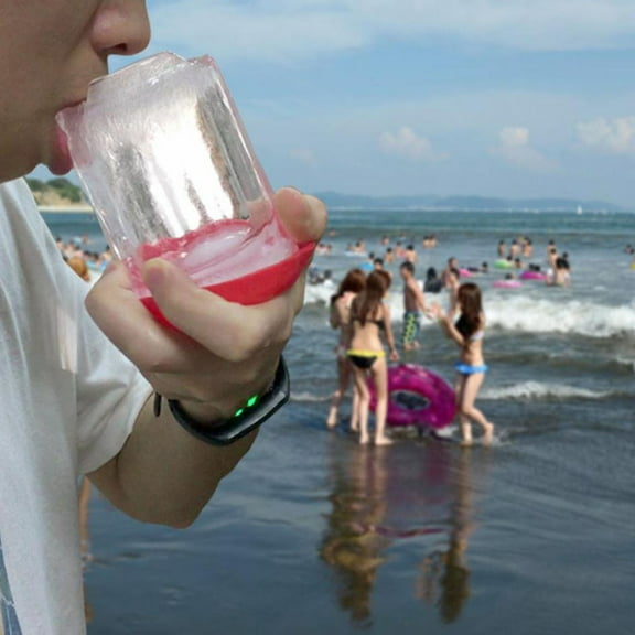 Replio Silicone Single Ice Ice Ice Cup Tray Ice Glass Summer Cup Hole Kitchen，Dining & Bar Gifts