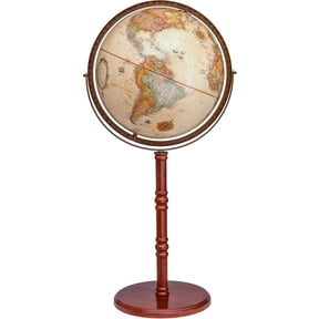 Replogle Commander II Floor Globe, Antique 16"