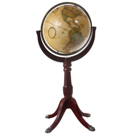 Replogle Sherbrooke II Floor Globe, Antique 16"